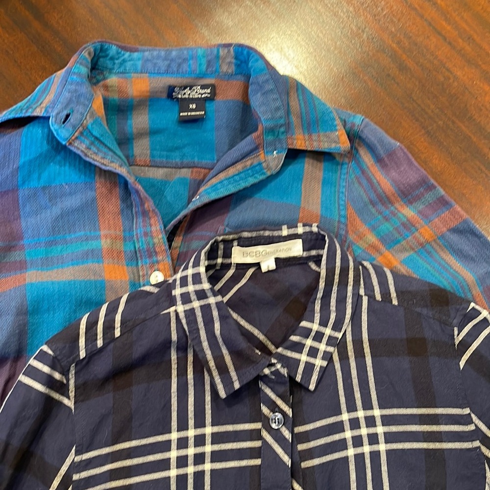 Lucky Brand and BCBG Generation Button up tops